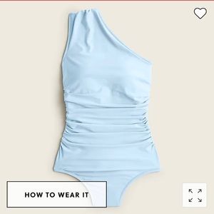 J. Crew One Shoulder Swimsuit
